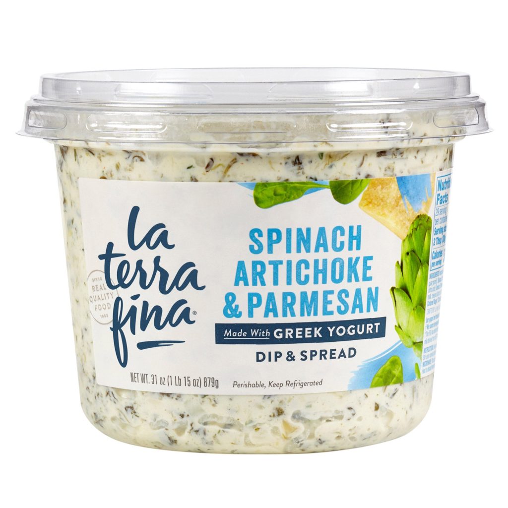 LA TERRA FINA SPINACH ARTICHOKE AND PARMESAN DIP 31 OZ