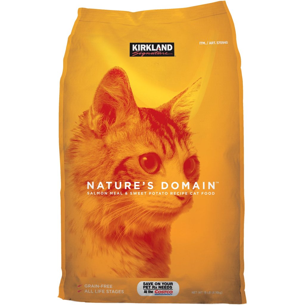 KIRKLAND SIGNATURE SALMON & SWEET POTATO CAT FOOD 18 LBS