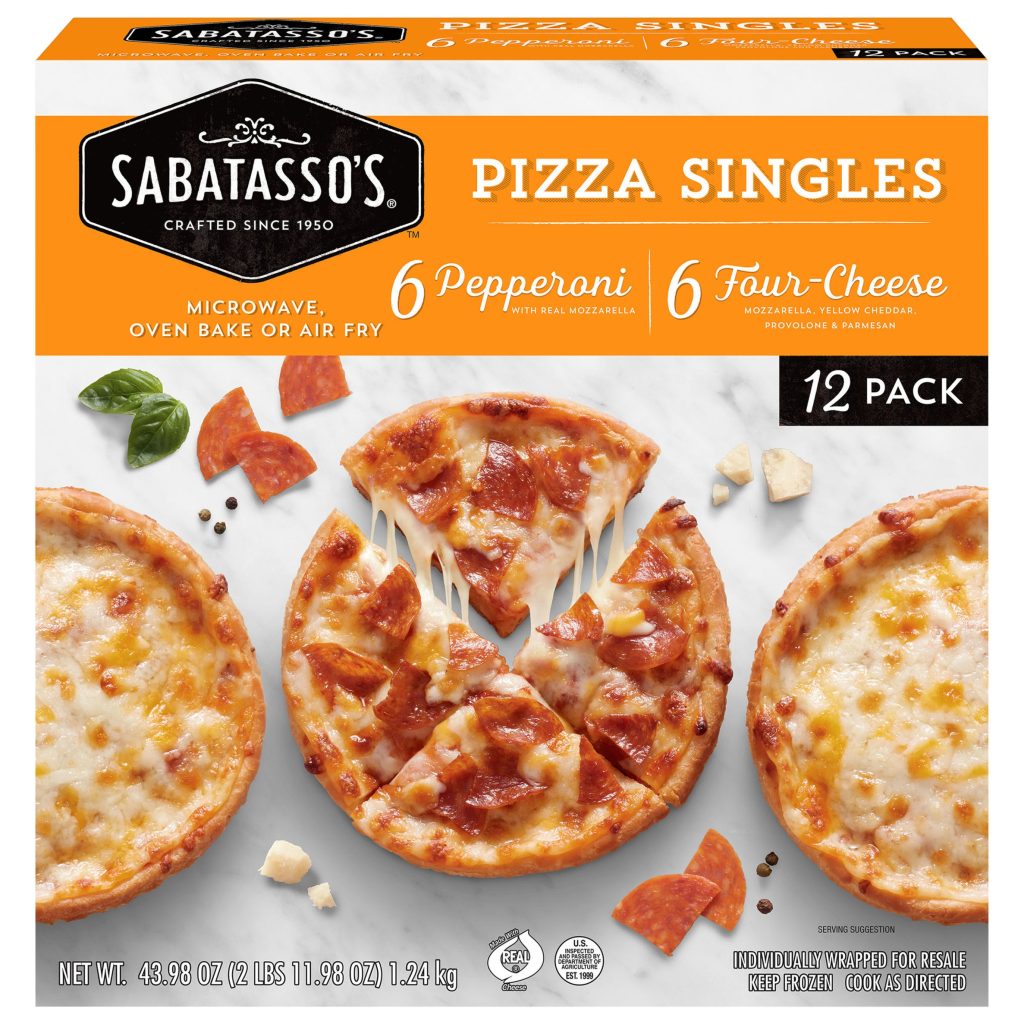 SABATASSO’S SINGLE PIZZA VARIETY 12/3.67 OZ