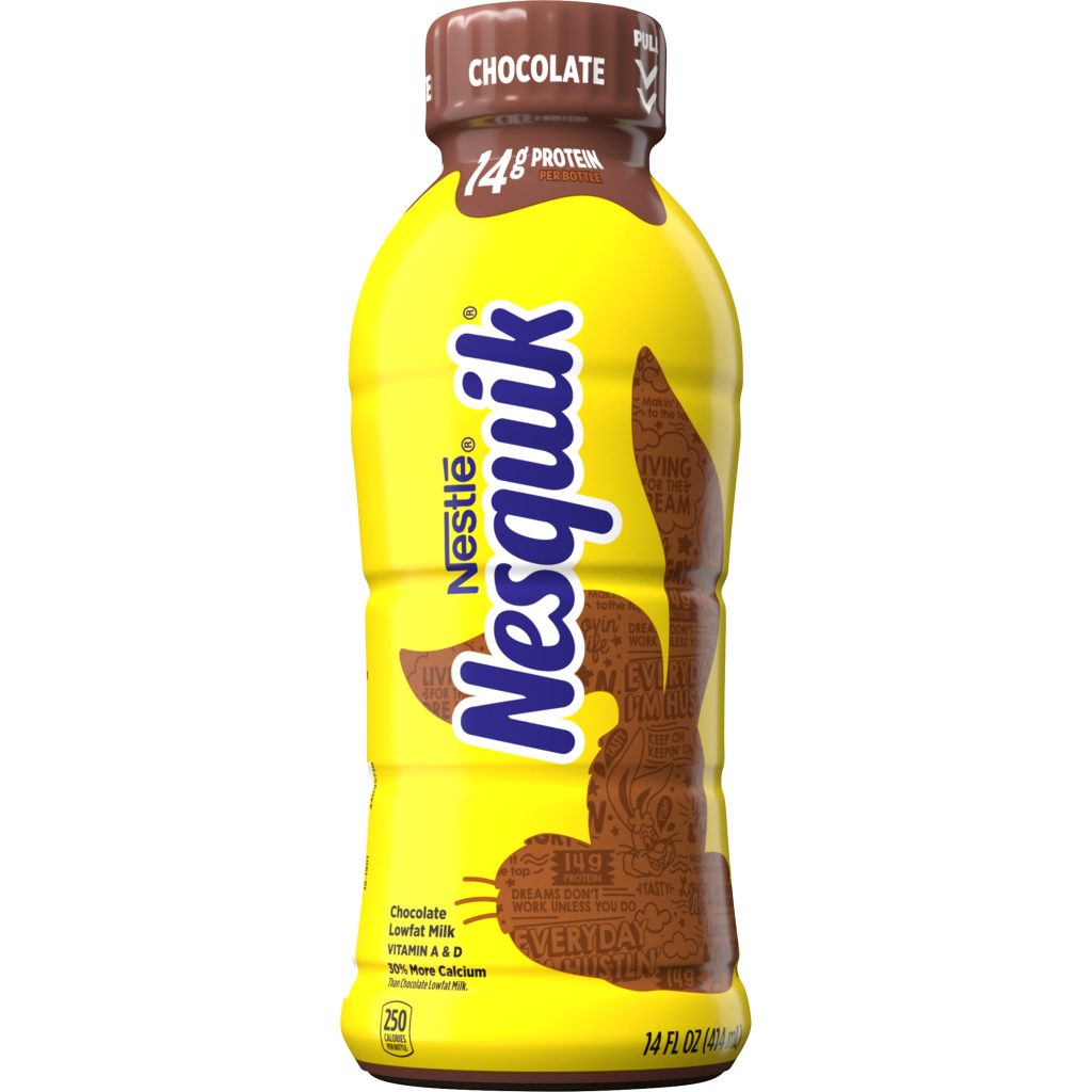 NESQUIK CHOCOLATE MILK 12/14 OZ