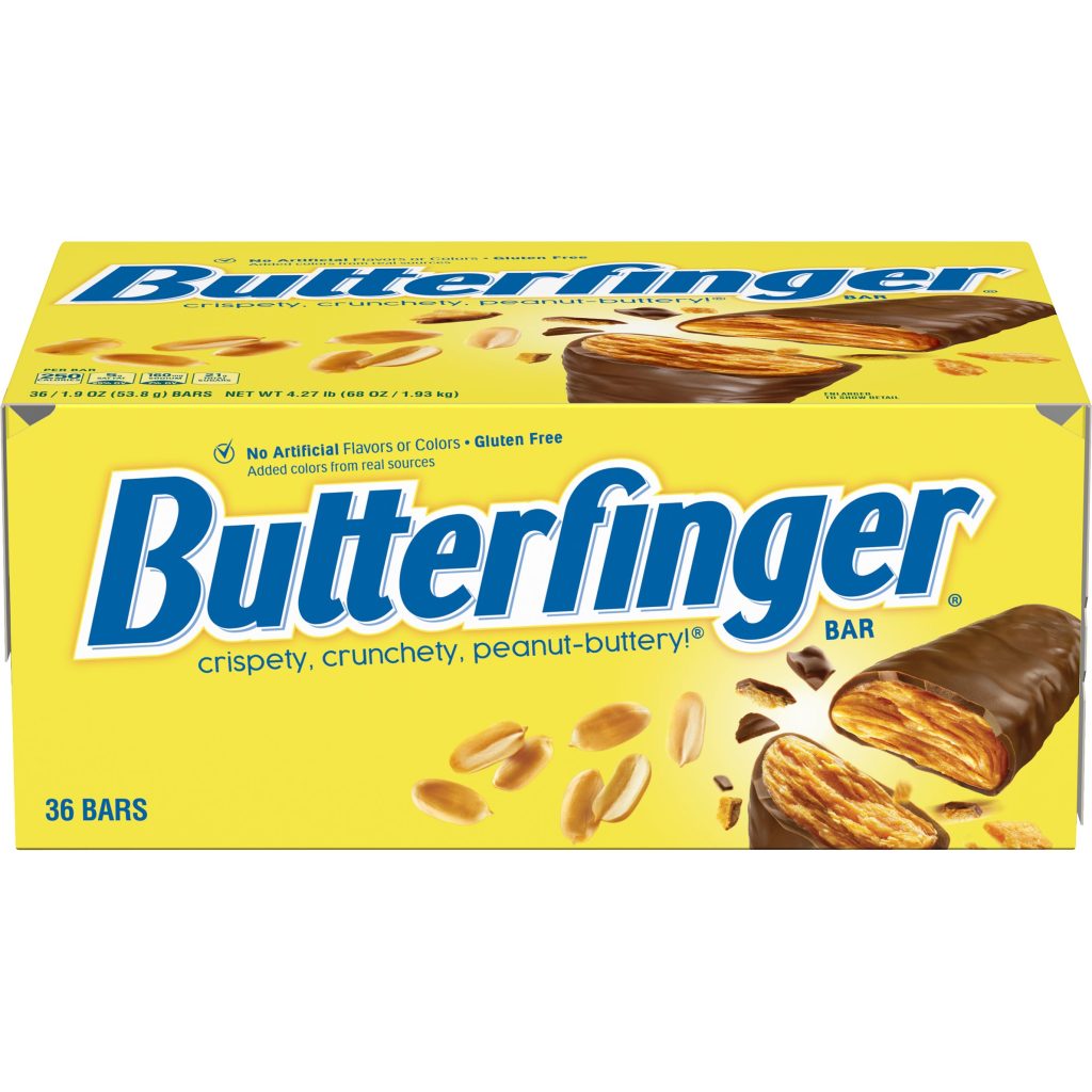 BUTTERFINGER CANDY BAR 36 CT/1.9 OZ
