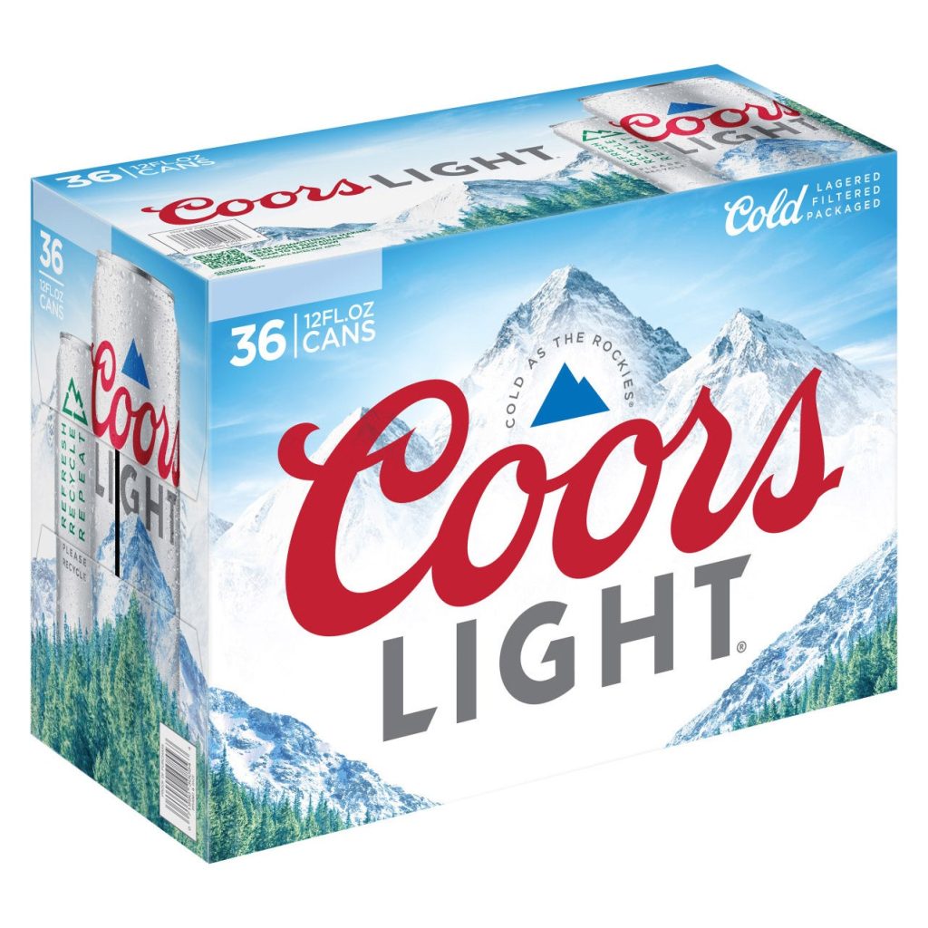 COORS BREWING COORS LIGHT LAGER USA 36/12OZ