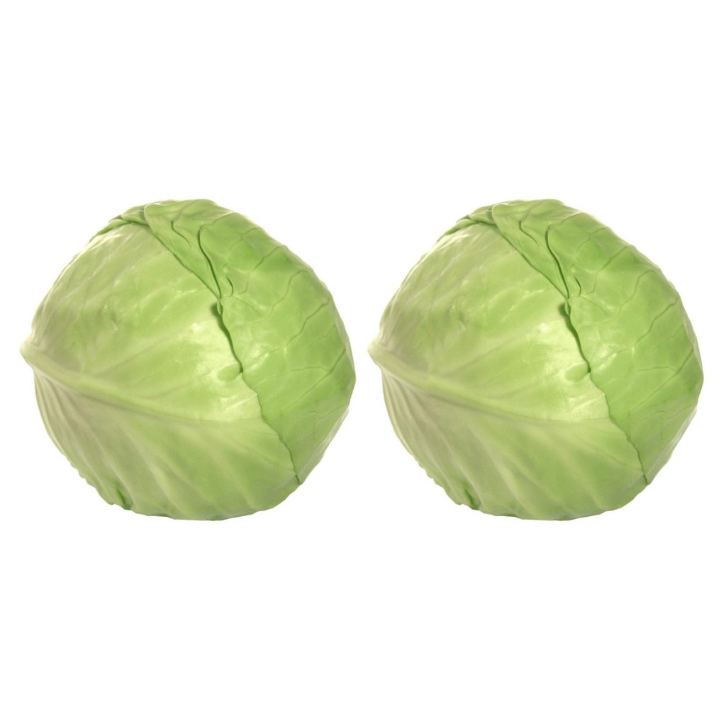 ORGANIC GREEN CABBAGE 2 COUNT