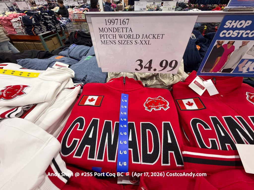 MONDETTA PITCH WORLD JACKET MENS SIZES S-XXL