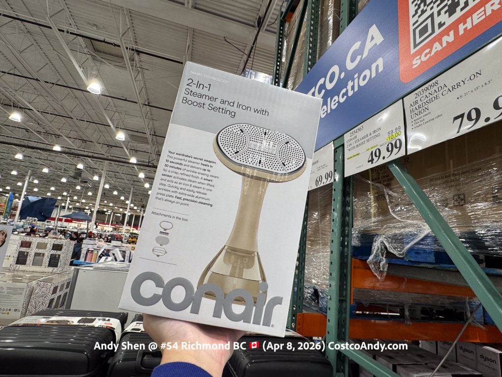 CONAIR 2 IN 1 STEAMER & IRON WITH BOOST SETTING
