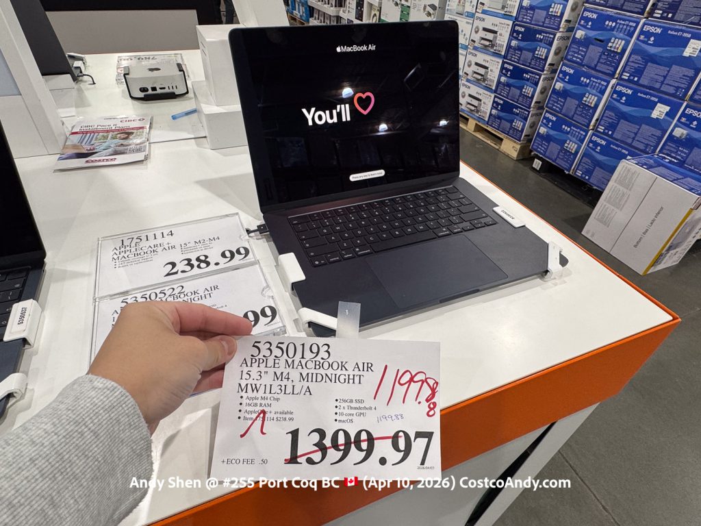 APPLE MACBOOK AIR 15.3″ M4, MIDNIGHT MW1L3LL/A