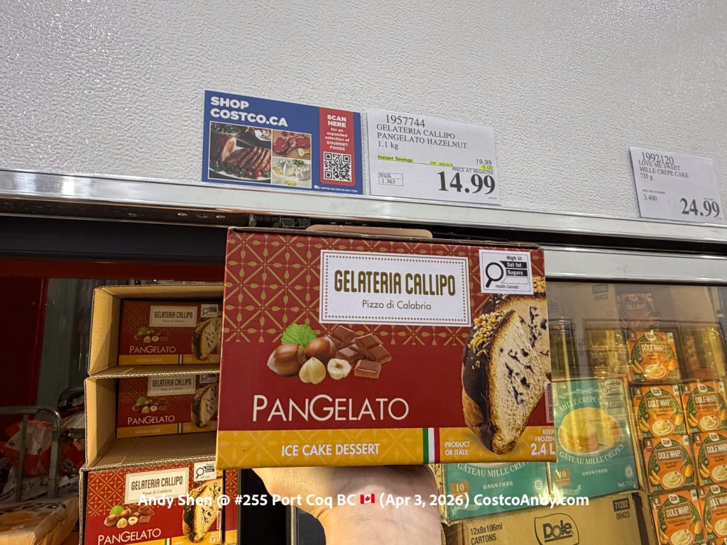 GELATERIA CALLIPO PANGELATO HAZELNUT 1.1KG