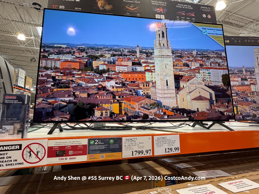 LG OLED77B5 77” CLASS (76.5” DIAG) 4K UHD OLED TV