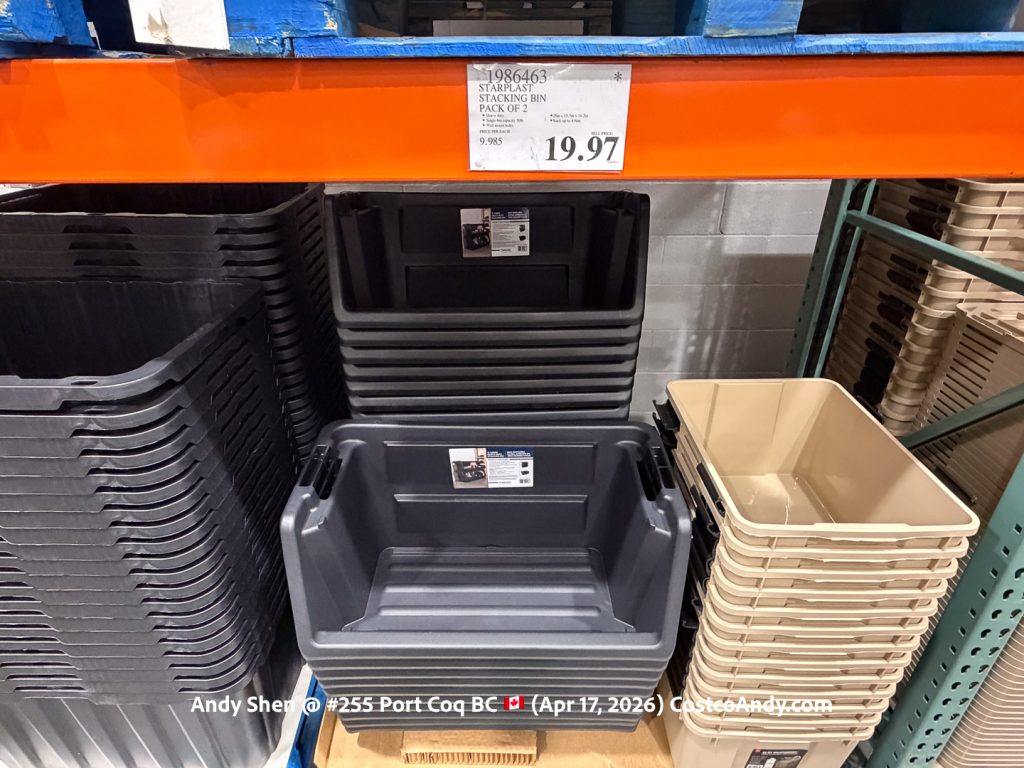 STARPLAST STACKING BIN PACK OF 2