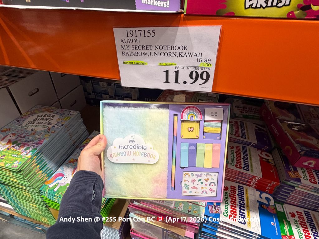 ANZOU MY SECRET NOTEBOOK RAINBOW, UNICORN, KAWAII