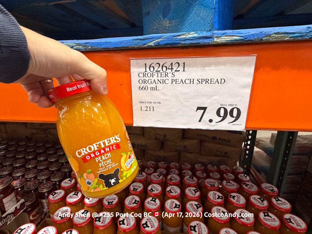 CROFTER’S ORGANIC PEACH SPREAD 660 ML