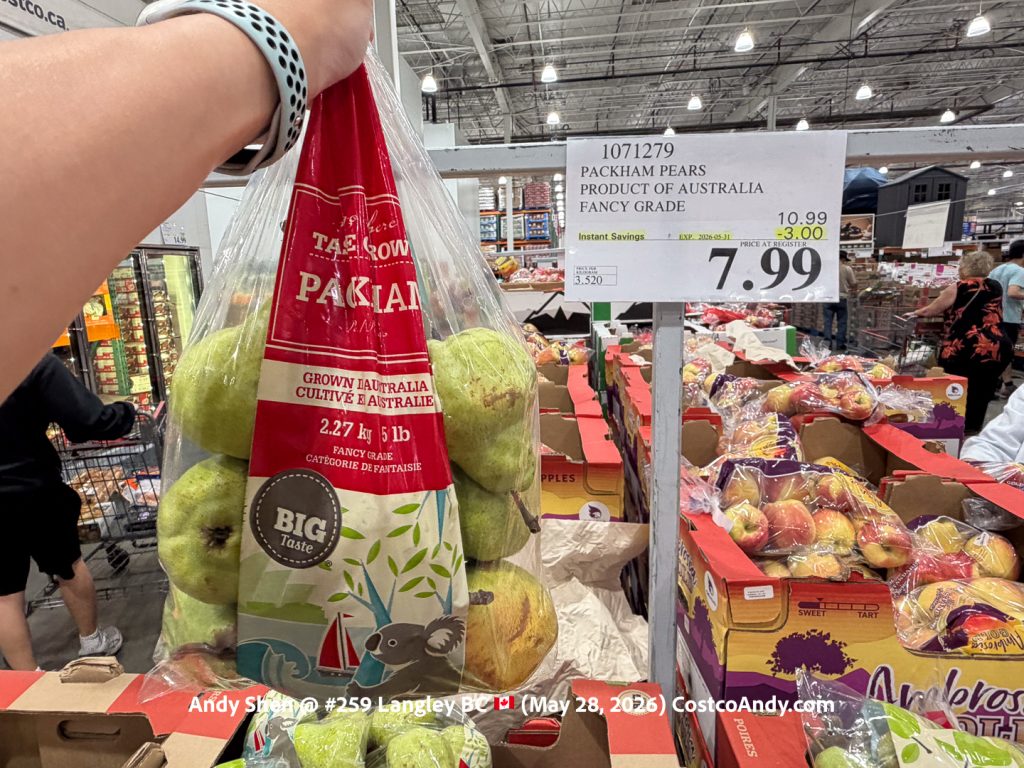 PACKHAM PEARS PRODUCT OF AUSTRALIA FANCY GRADE