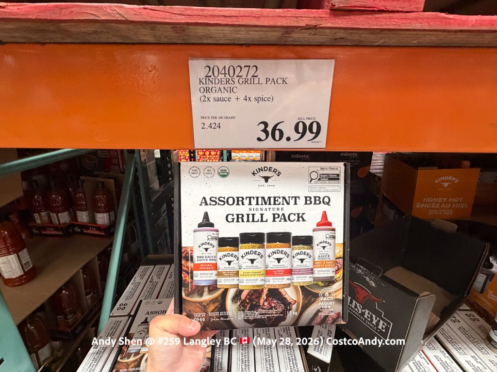 KINDERS GRILL PACK ORGANIC (2X SAUCE + 4X SPICE)